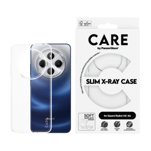 Гръб CARE by PanzerGlass за Xiaomi Redmi 14C ,Fashion X-Ray,Прозрачен