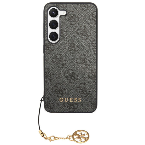 Гръб Guess 4G Charms Case за Samsung Galaxy S24 Plus - Сив