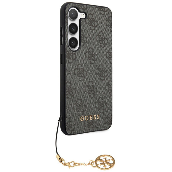 Гръб Guess 4G Charms Case за Samsung Galaxy S24 Plus - Сив
