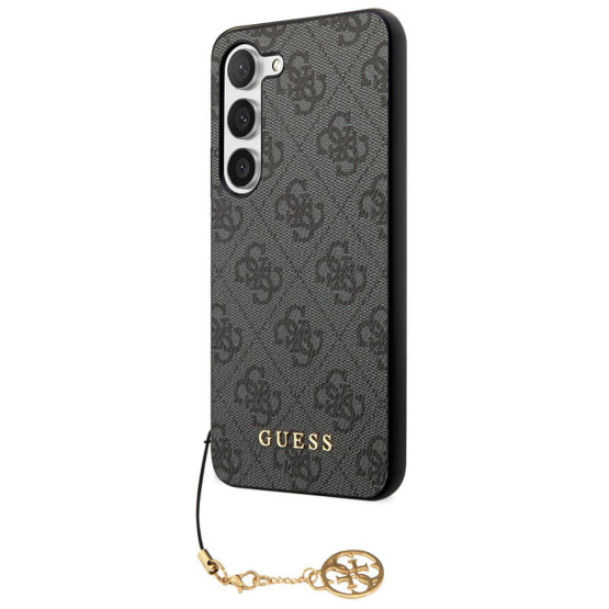Гръб Guess 4G Charms Case за Samsung Galaxy S24 Plus - Сив