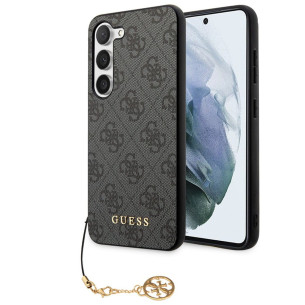 Гръб Guess 4G Charms Case за Samsung Galaxy S24 Plus - Сив