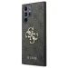 Гръб Guess PU 4G Metal Logo Case за Samsung Galaxy S22 Ultra - Сив