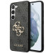 Гръб Guess PU 4G Metal Logo Case за Samsung Galaxy S24 Plus - Сив