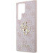 Гръб Guess PU 4G Metal Logo Case за Samsung Galaxy S24 Ultra - Розов