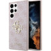 Гръб Guess PU 4G Metal Logo Case за Samsung Galaxy S24 Ultra - Розов