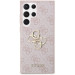 Гръб Guess PU 4G Metal Logo Case за Samsung Galaxy S24 Ultra - Розов