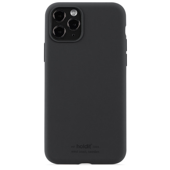 Гръб Holdit Silicone Case за iPhone 11 Pro - Черен