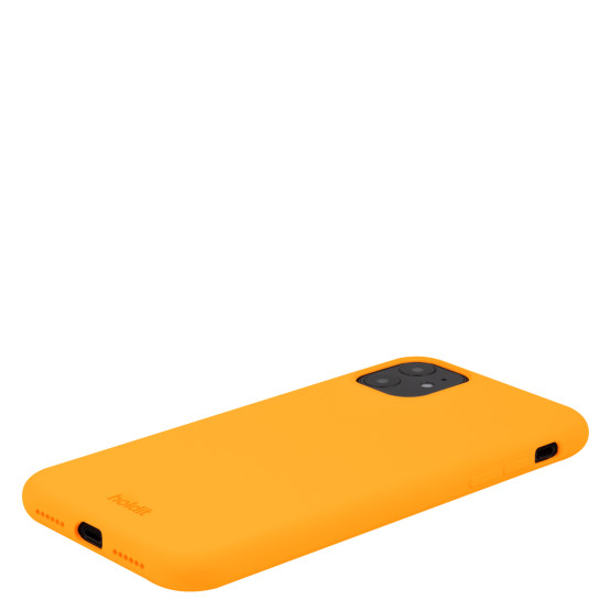 Гръб Holdit Silicone Case за iPhone 11/XR - Orange Juice