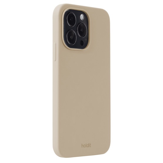 Гръб Holdit Silicone Case за iPhone 14 Pro - Latte Beige