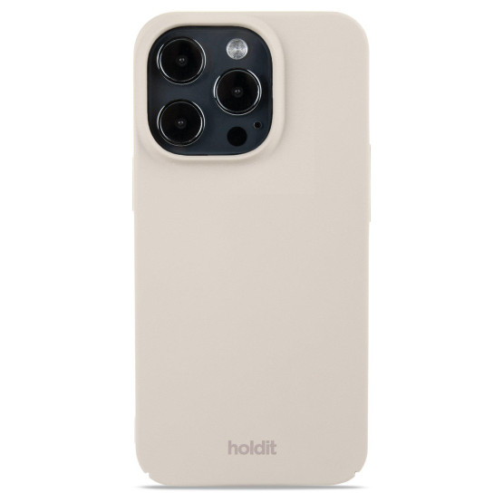 Гръб Holdit Slim Case за iphone 15 Pro - Light Beige