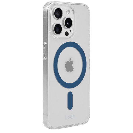 Гръб Holdit за iPhone 15 Pro Max, MagSafe Case, Син