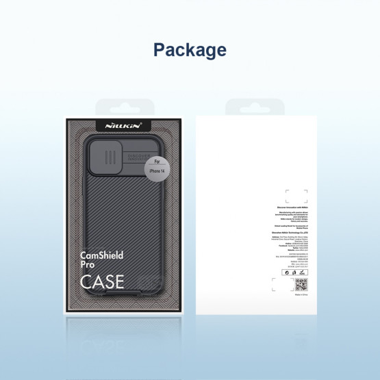 Гръб Nillkin Camshield Pro Magnetic за Iphone 14/13 - Черен