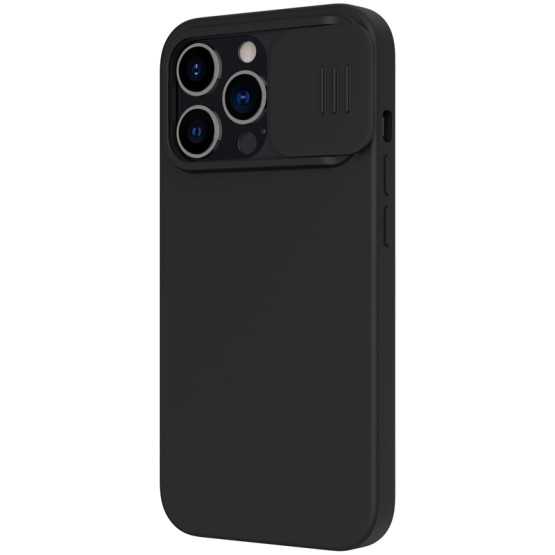 Гръб Nillkin Camshield Silky magnetic silicone case за iphone 13 Pro - Черен