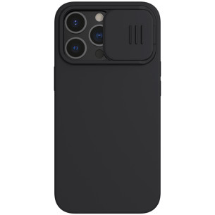 Гръб Nillkin Camshield Silky magnetic silicone case за iphone 13 Pro - Черен
