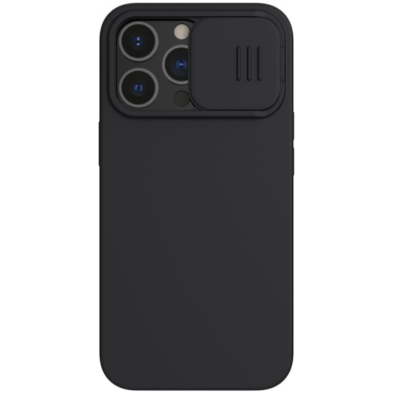 Гръб Nillkin Camshield Silky magnetic silicone case за iphone 13 Pro - Черен
