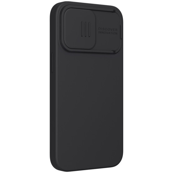 Гръб Nillkin Camshield Silky magnetic silicone case за iphone 13 Pro - Черен