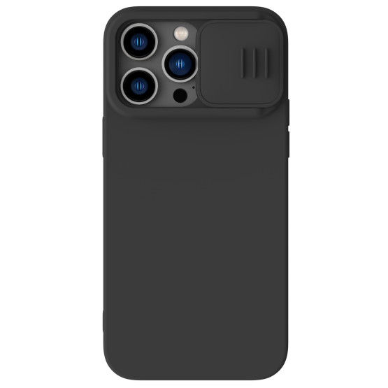 Гръб Nillkin CamShield Silky Magnetic silicone за iphone 14 Pro Max - Черен