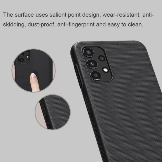 Гръб Nillkin Frosted Shiled Hard за Samsung Galaxy A13 4G - Черен