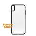 Гръб PanzerGlass за IPhone XS Max Clear Case - Черна рамка