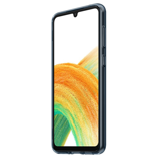 Гръб Samsung Slim Strap Cover за Galaxy A33 5G - Черен, EF-XA336CBE