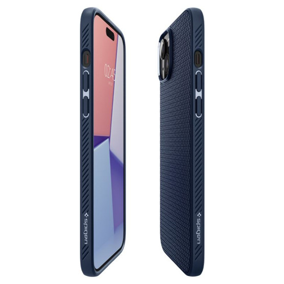 Гръб Spigen Liquid Air за iPhone 15 - Син