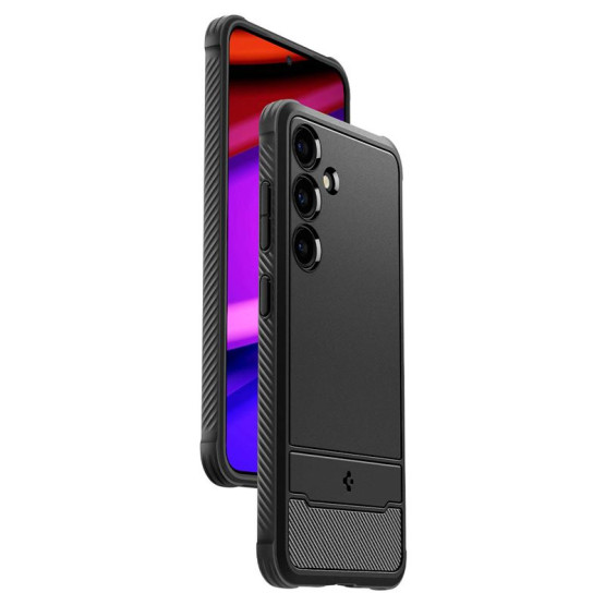 Гръб Spigen Rugged Armor за Samsung Galaxy S24 Plus - Черен