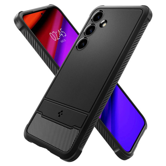 Гръб Spigen Rugged Armor за Samsung Galaxy S24 Plus - Черен
