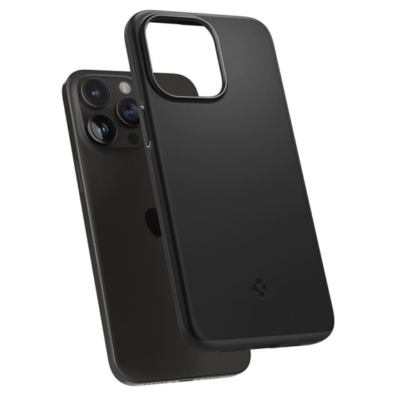 Гръб Spigen Thin Fit за iPhone 15 Pro - Черен