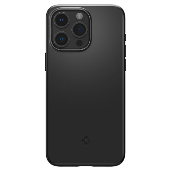 Гръб Spigen Thin Fit за iPhone 15 Pro - Черен