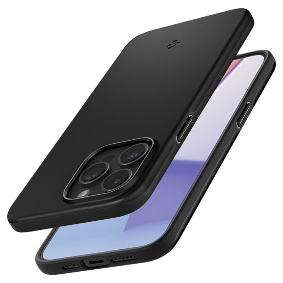 Гръб Spigen Thin Fit за iPhone 15 Pro - Черен