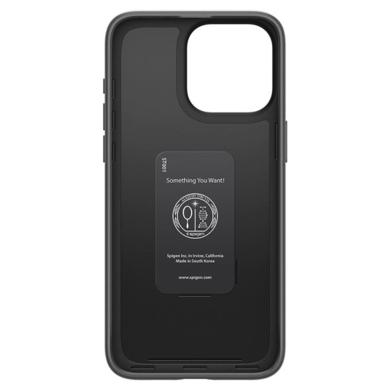 Гръб Spigen Thin Fit за iPhone 15 Pro - Черен