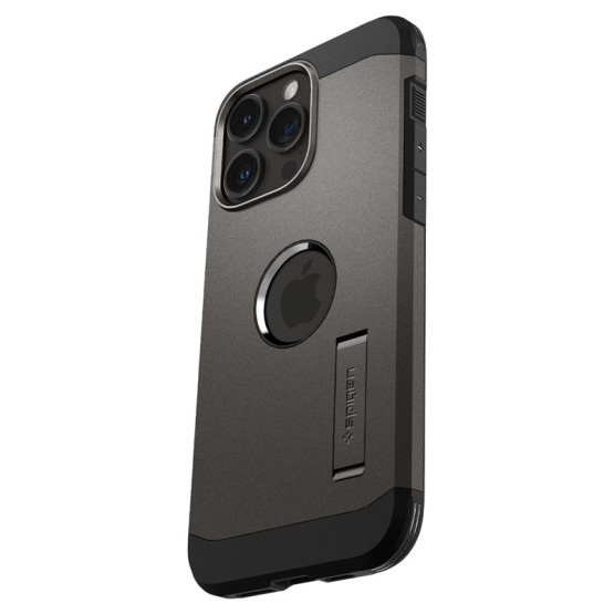 Гръб Spigen Tough Armor MagSafe за iPhone 15 Pro - Тъмно сив