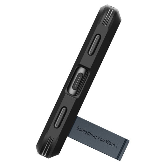 Гръб Spigen Tough Armor за Google Pixel 7a - Тъмно сив