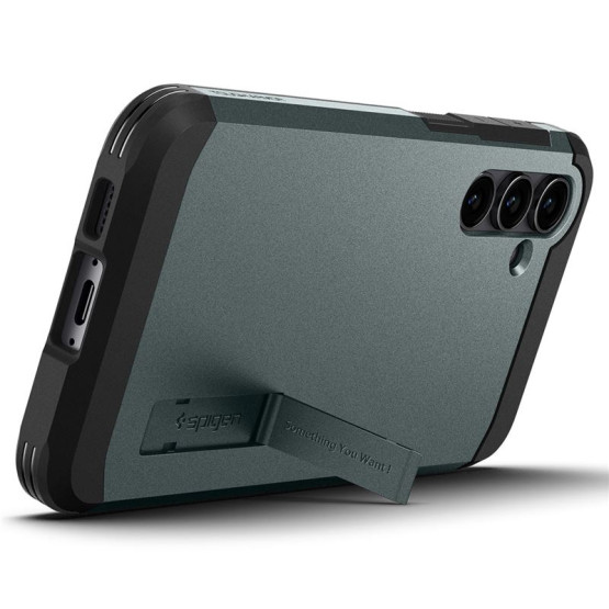Гръб Spigen Tough Armor за Samsung Galaxy S23 FE - Зелен