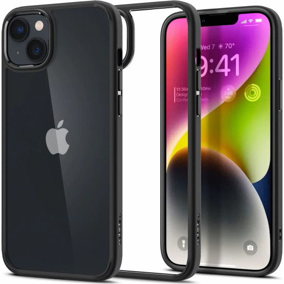 Гръб Spigen Ultra Hybrid за iPhone 14 - Черен