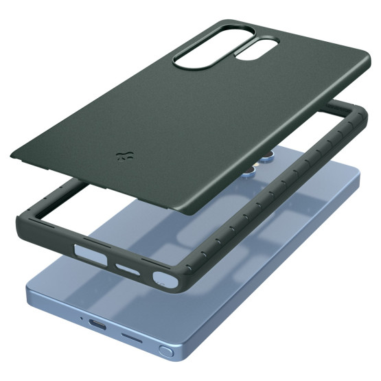 Гръб Spigen за Samsung Galaxy S25 Ultra, Thin Fit, Зелен