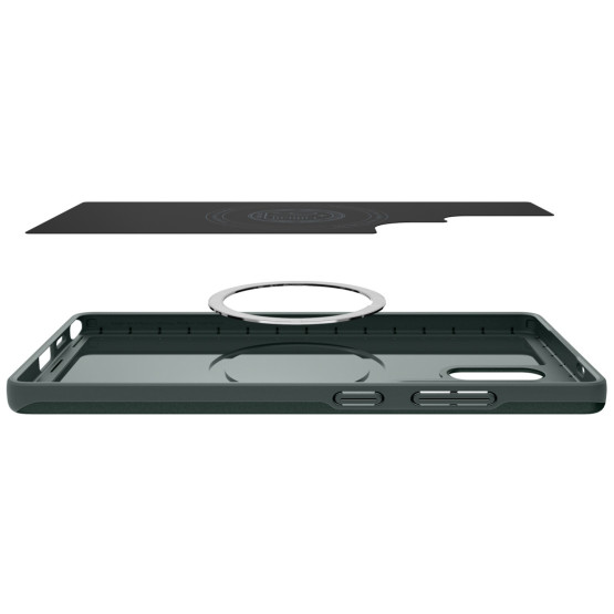 Гръб Spigen за Samsung Galaxy S25 Ultra, Thin Fit, Зелен