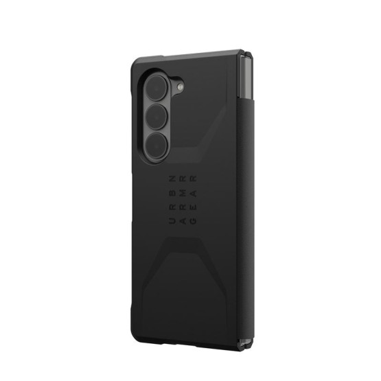 Гръб UAG за Samsung Galaxy Z Fold 6, Civilian, Черен