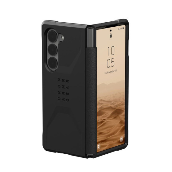 Гръб UAG за Samsung Galaxy Z Fold 6, Civilian, Черен