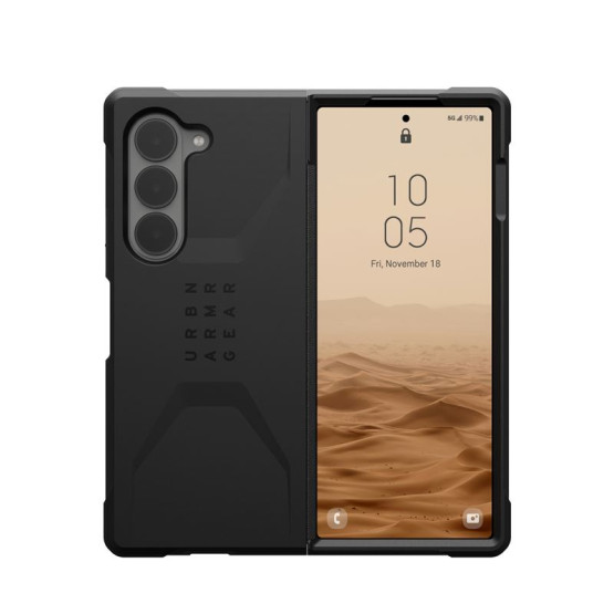 Гръб UAG за Samsung Galaxy Z Fold 6, Civilian, Черен