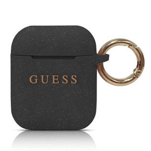 Калъф Guess Silicone Case за Airpods 1/2 - Черен