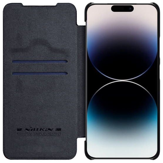 Калъф Nillkin Qin Pro за iphone 14 Pro Max - Черен