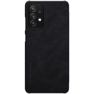 Калъф Nillkin Qin за Samsung Galaxy A72 5G/4G - Черен