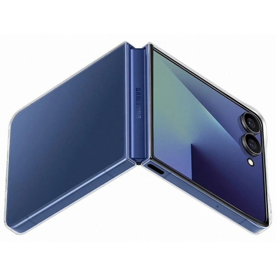 Оригинален гръб Samsung Clear Cover за Galaxy Z Flip 7 - Прозрачен, EF-AF766CTE