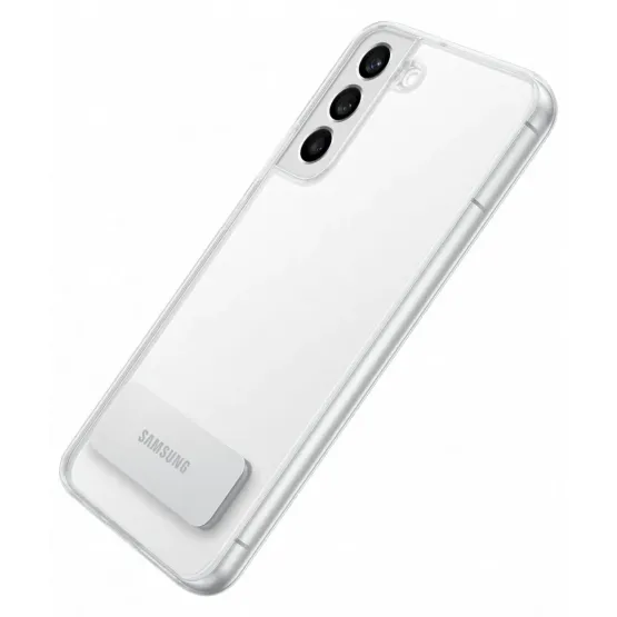 Оригинален гръб Samsung Clear Standing Cover за Samsung Galaxy S22 Plus - Прозрачен, EF-JS906CTE