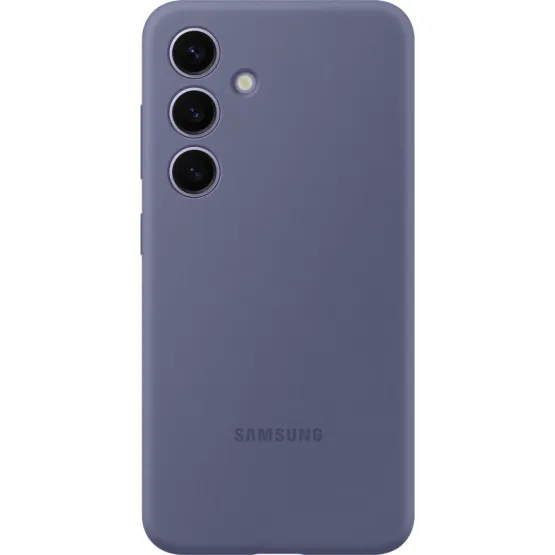 Оригинален гръб Samsung Silicone Cover за Galaxy S24 - Лилав, EF-PS921TVE