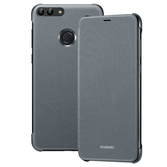 Оригинален калъф Flip за Huawei P Smart - Черен