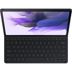 Оригинален Калъф с клавиатура за Samsung Galaxy Tab S8 Plus, S7 Plus, S7 FE , Book Keyboard Case, EF-DT730UBE, Черен