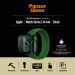 Стъклен протектор за часовник със силиконова рамка PanzerGlass за Apple watch Series 7, 41mm, AntiBacteria - Черна рамка