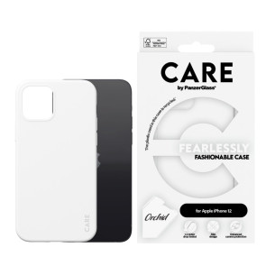 Гръб CARE by PanzerGlass Fashion за iPhone 12/12 Pro , White Orchid